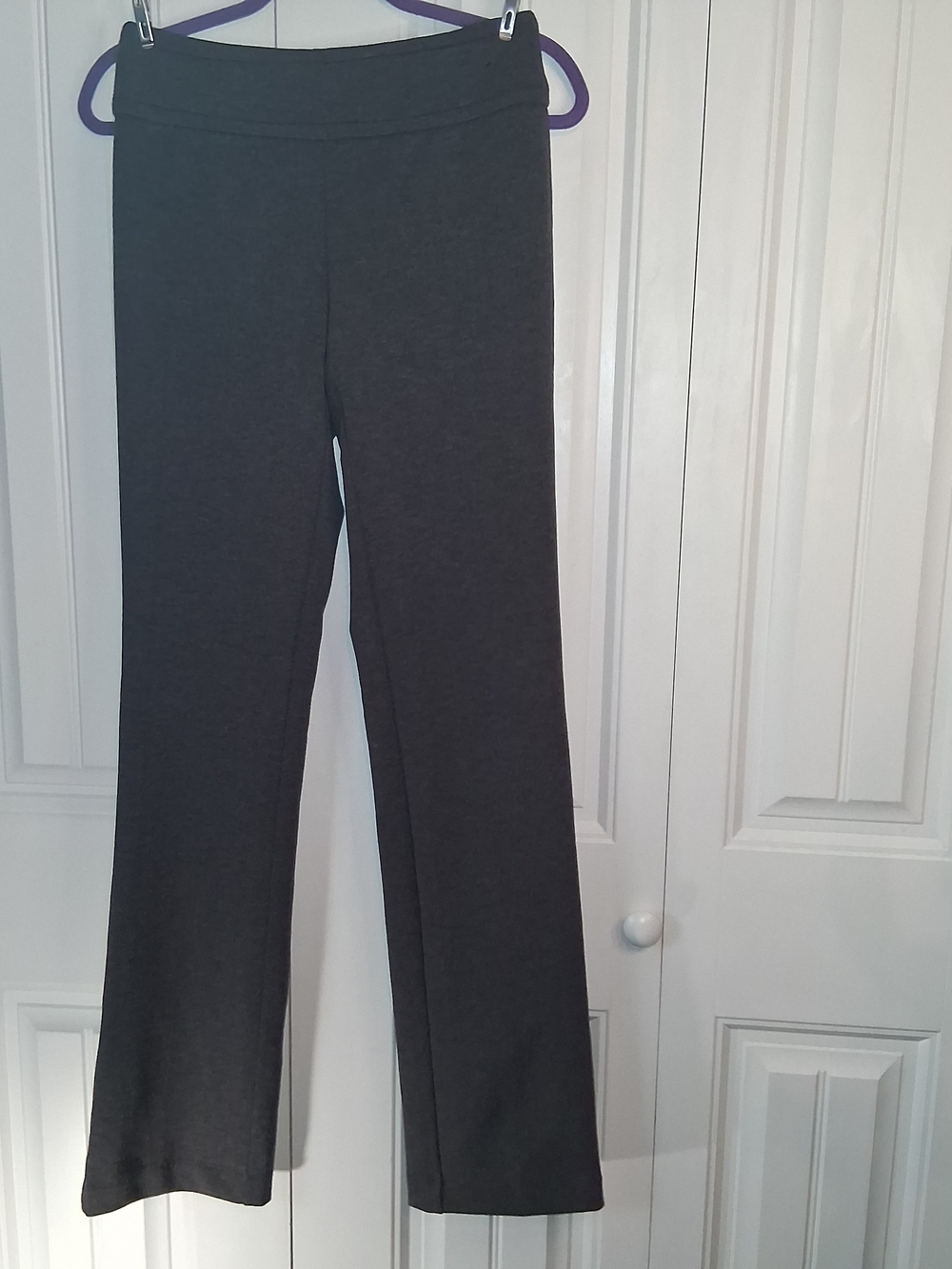 NWT 7th Avenue Design Studio Charcoal Gray Business Casual Pants, Size XS Tall